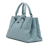 Small Nappa Intrecciato Roma Satchel